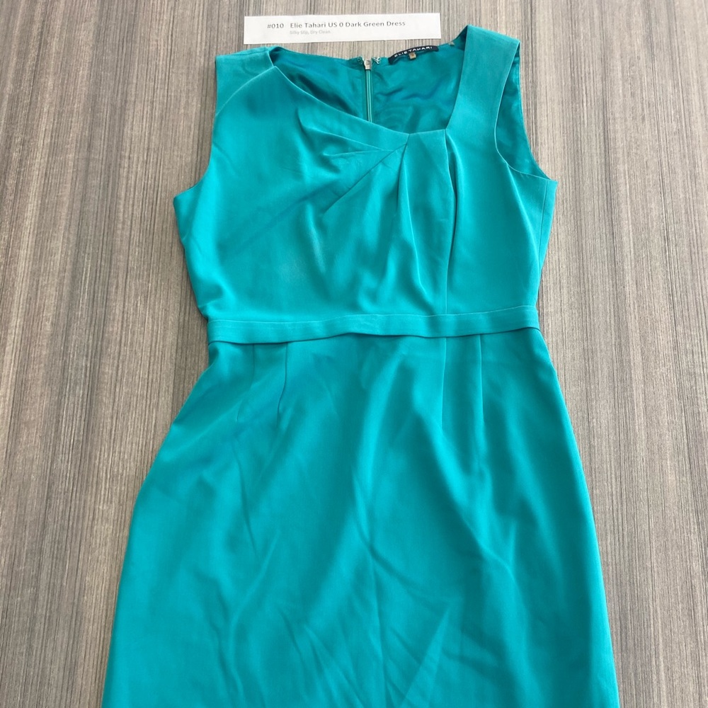 Ellie Tahari green dress